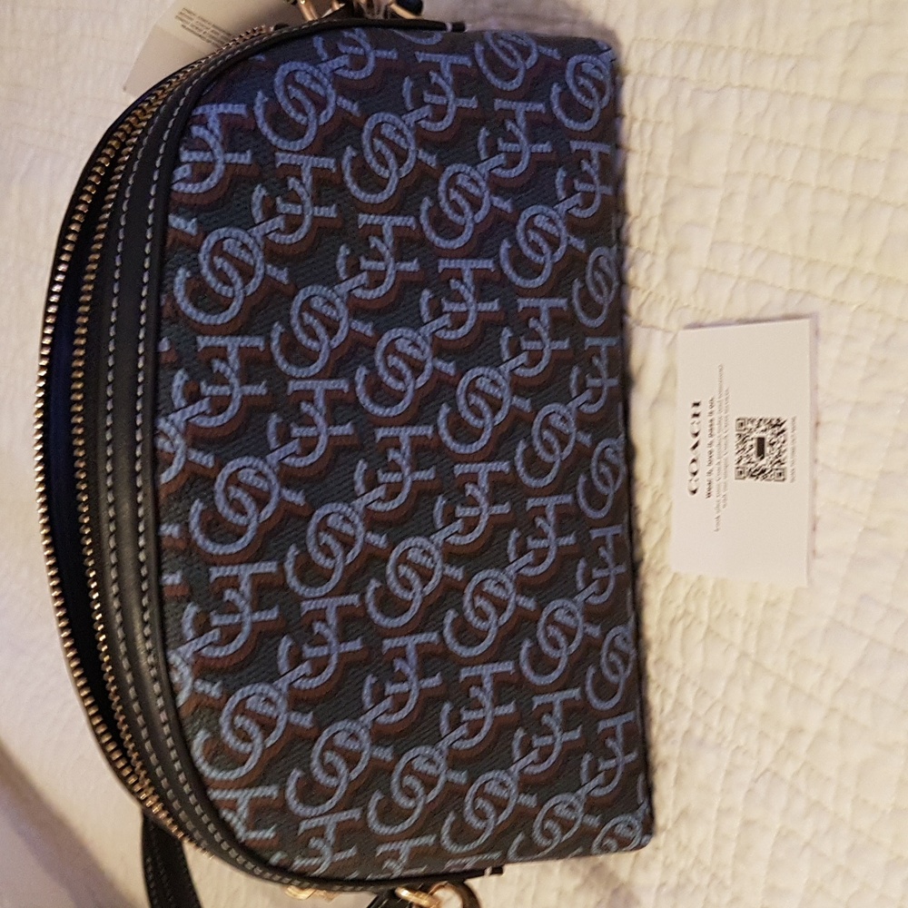 Coach Navy Blue Crossbody Bag - Picture 3 of 10